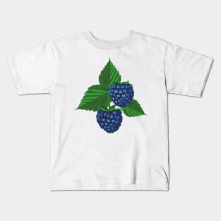 Blackberry illustration Kids T-Shirt